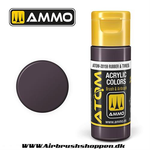 ATOM-20159 Rubber & Tires  -  20ml  Atom color